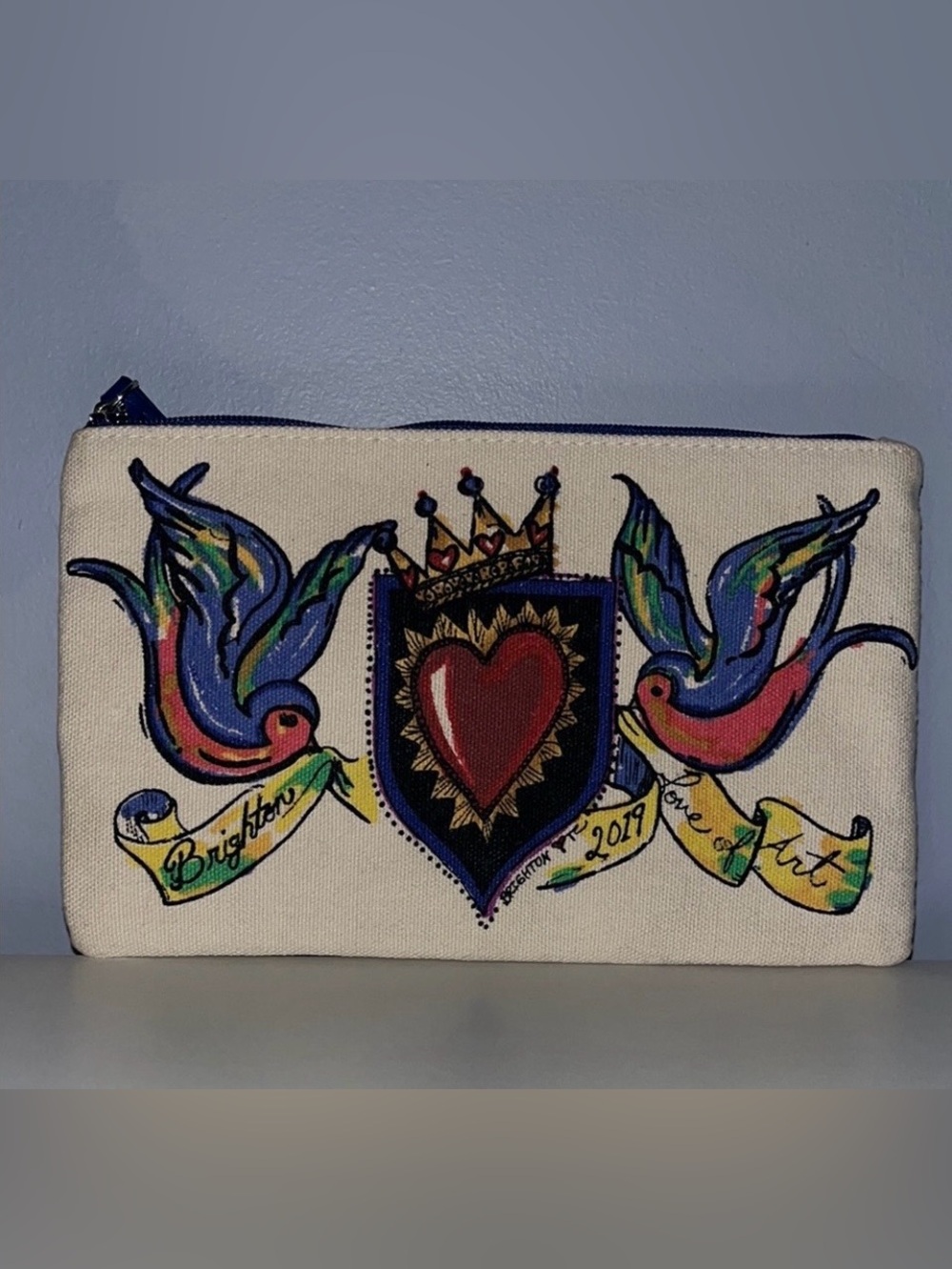 Brighton 2019 “Love of Art” Canvas Pouch